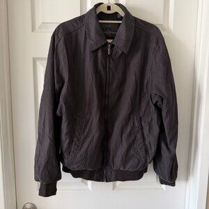 Weatherproof Mens M Fleece Lined Zip Jacket Black